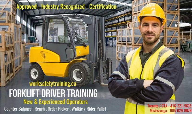 Work Safe Training Inc Mississauga Forklift Driving Lessons Canadiandrivinglessons